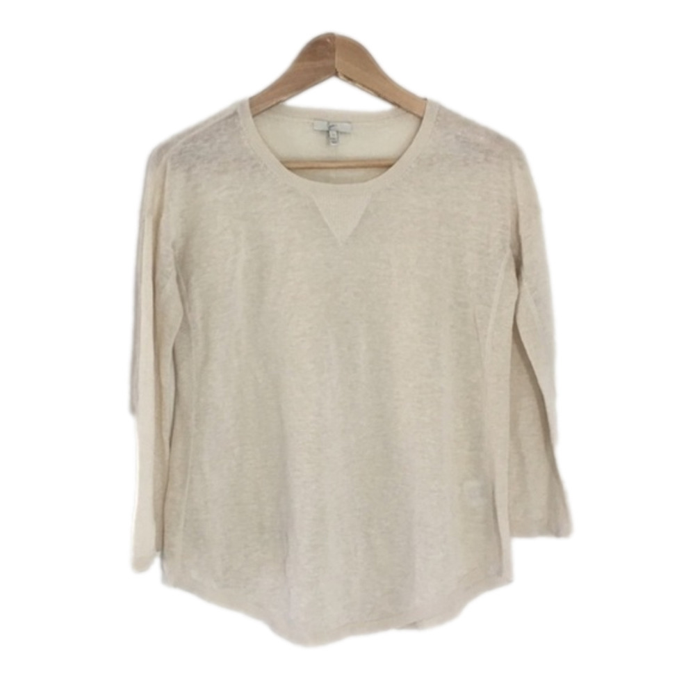 JOIE linen/silk dolman sleeve sweater top